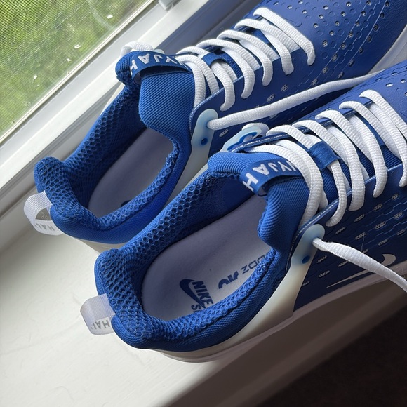 Nike air SB Nyjah 3 skate shoes 8.5 brand new royal blue white athletic sneakers - Picture 3 of 11